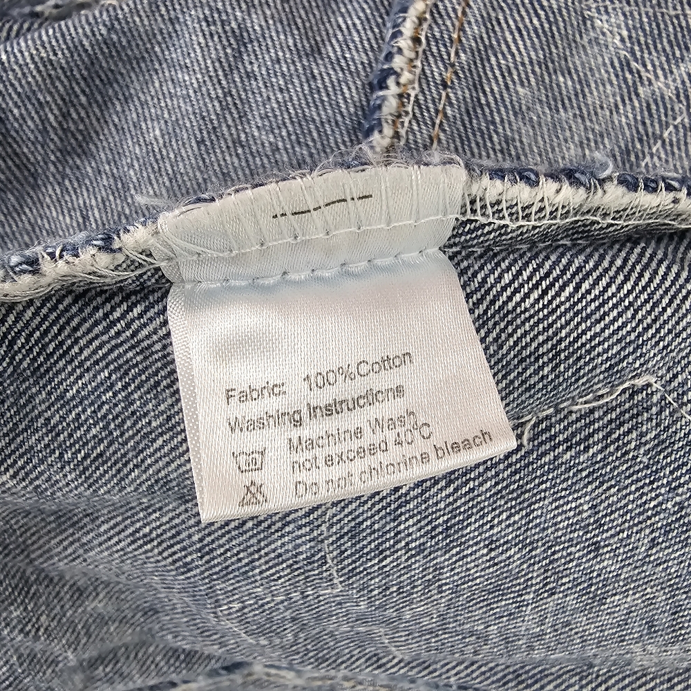 Lola + The Kids - All About The Patch Crop Denim Jacket - Girls Sz 14 - Picture 9 of 9